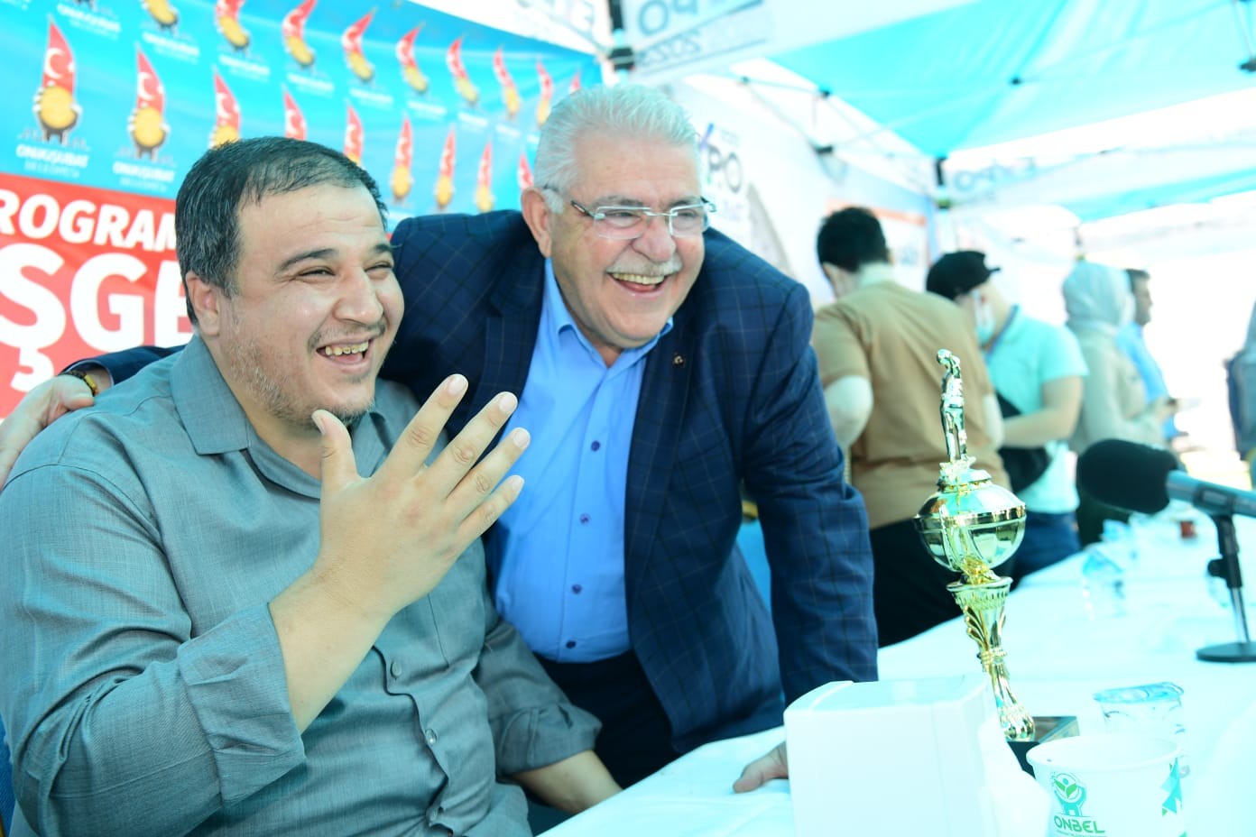 Başkan Mahçiçek, görme engellilere EXPO 2023’ü anlattı #kahramanmaras