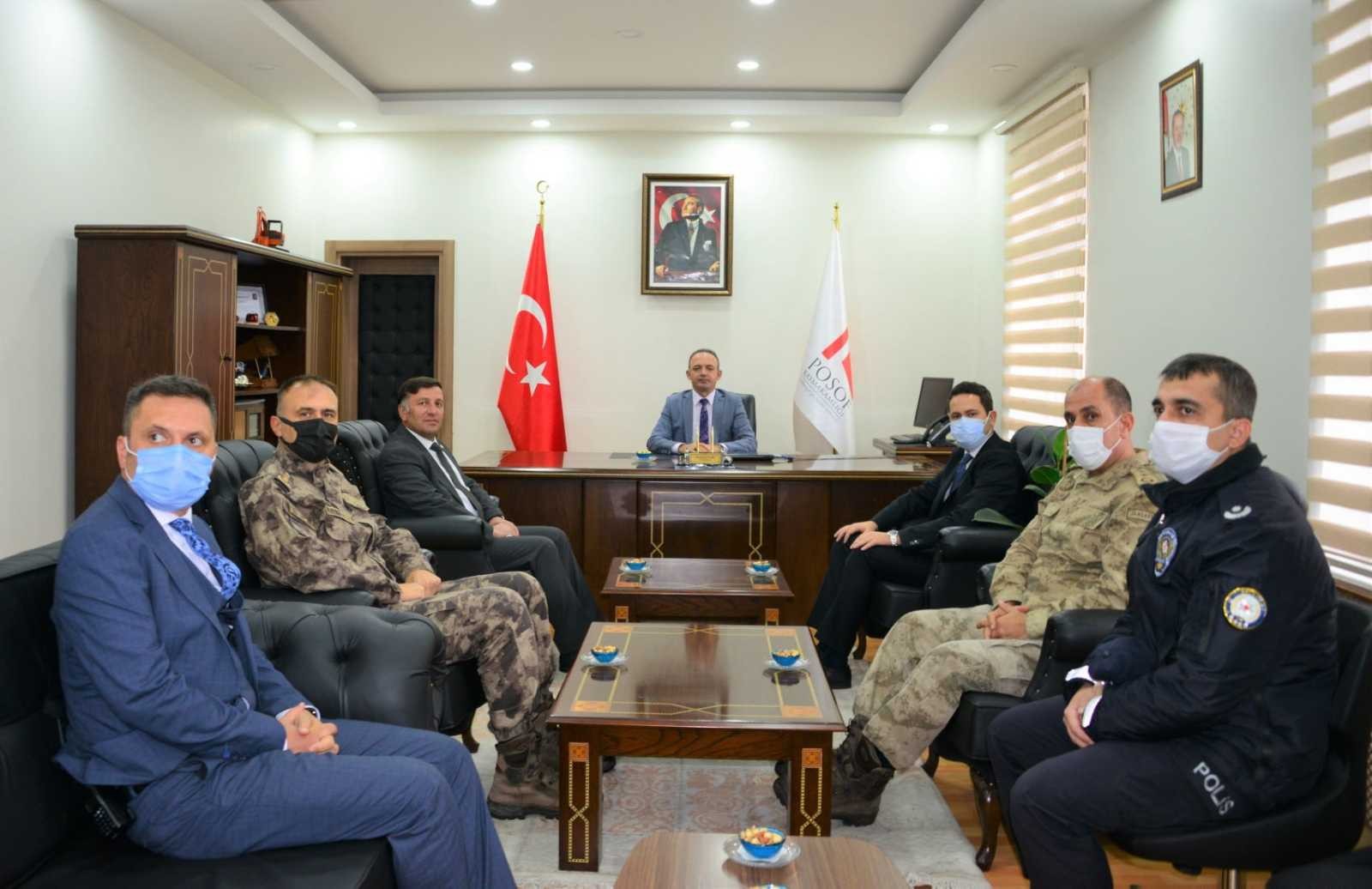 Vali Öner’den Posof Kaymakamı Çelik’e ziyaret #ardahan