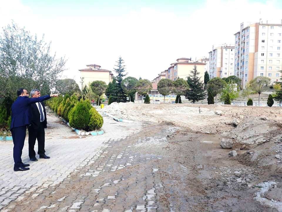 Altıntaş’ta basketbol ve voleybol sahası yapımına başlandı #kutahya