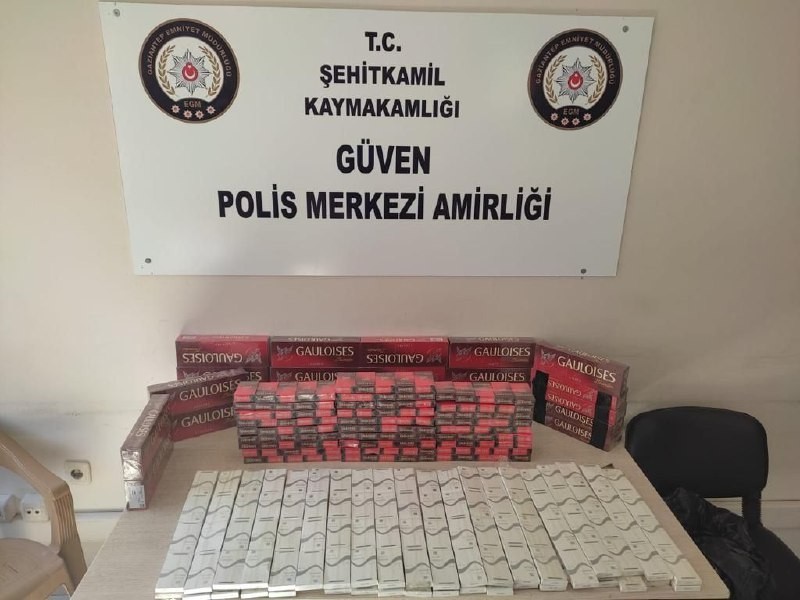 Gaziantep’te bir haftada 37 bin paket kaçak sigara yakalandı #gaziantep