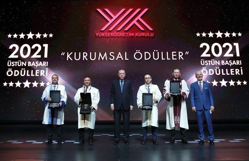 TURKOVAC’ı geliştiren ERÜ’ye Cumhurbaşkanı Erdoğan’dan ödül #kayseri