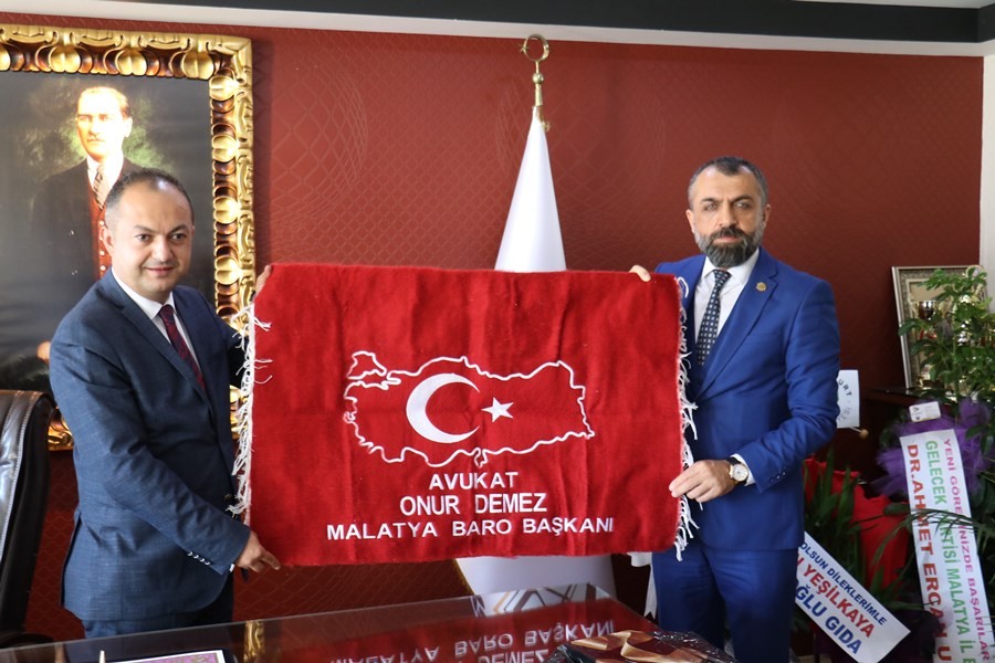 Başkan Akın’dan baroya ziyaret #malatya