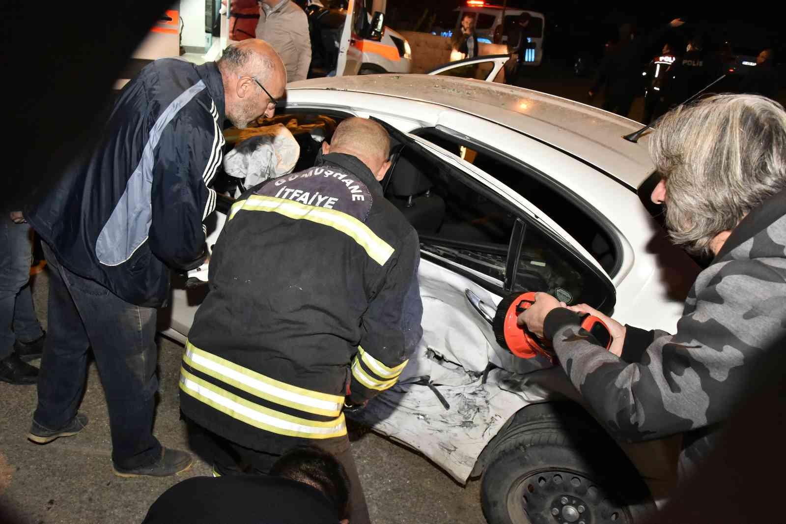 Gümüşhane’de trafik kazası: 4 yaralı #gumushane