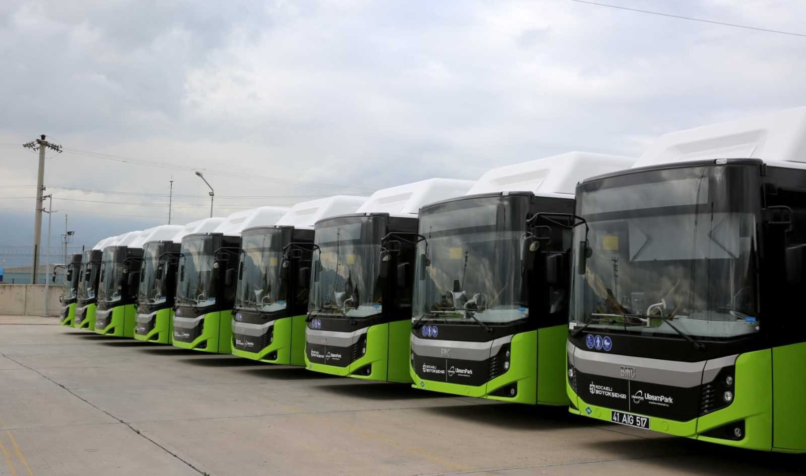 Büyükşehirin yeni otobüsleri geldi #kocaeli