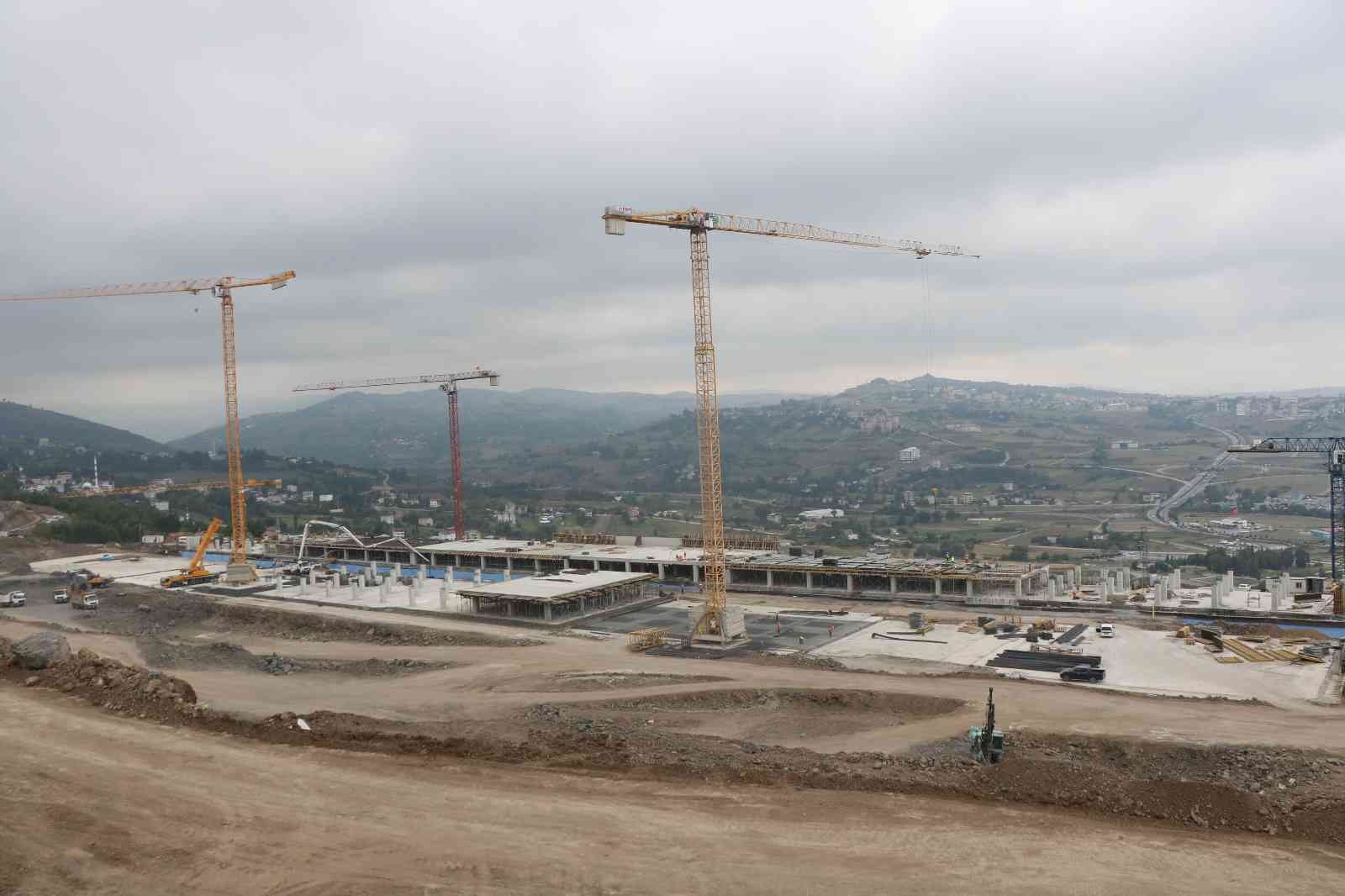 Samsun Şehir Hastanesi’nin yüzde 8’i tamamlandı #samsun
