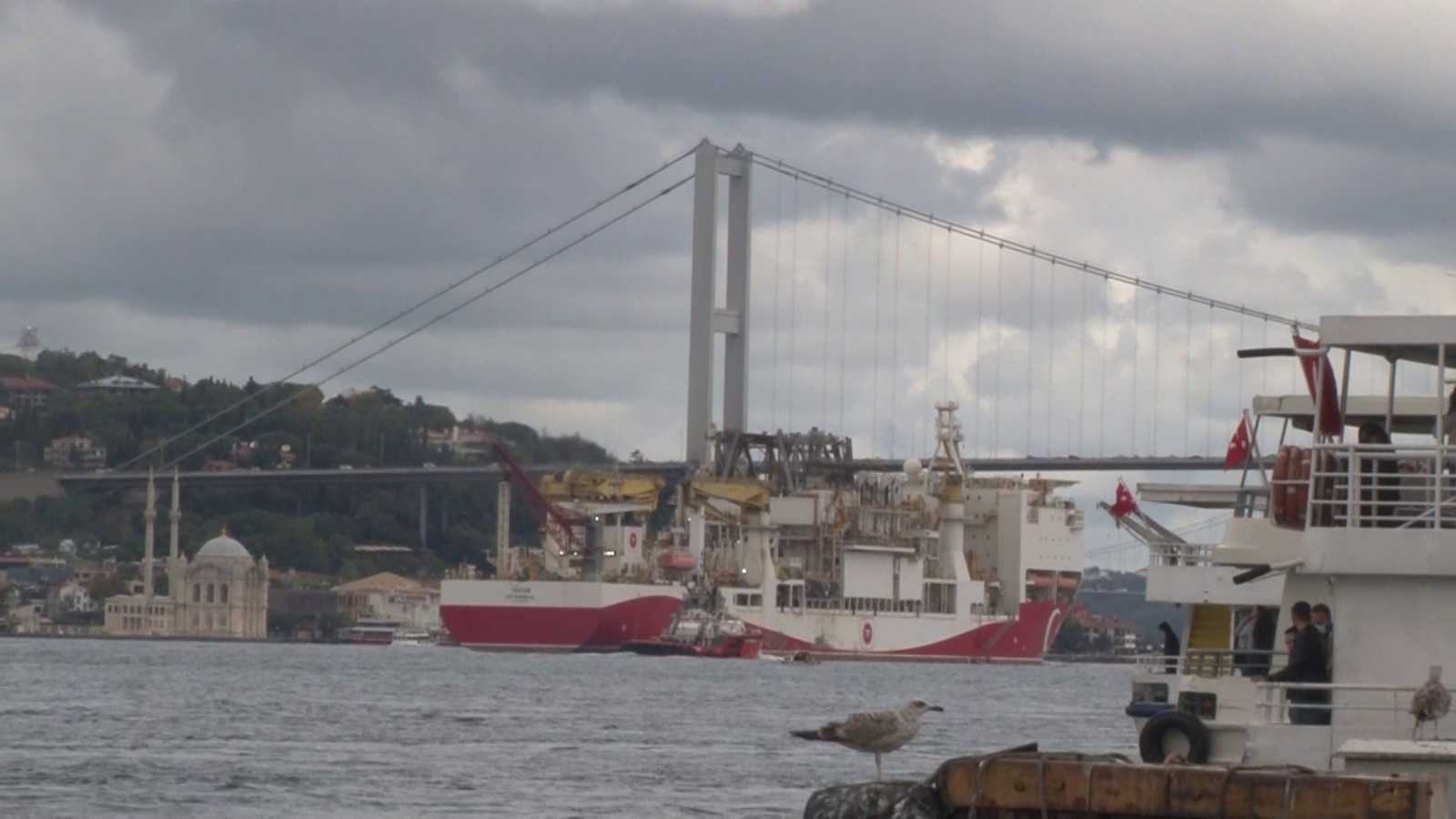 Yavuz Sondaj Gemisi  Karadeniz’e hareket etti #istanbul