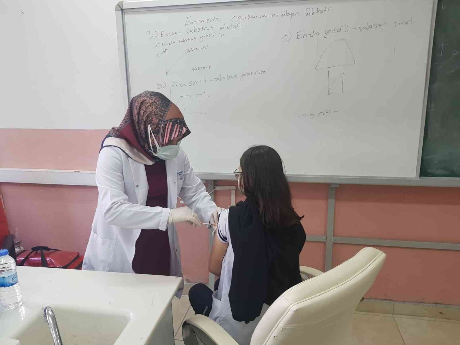 Terme’de okullarda aşı seferberliği #samsun
