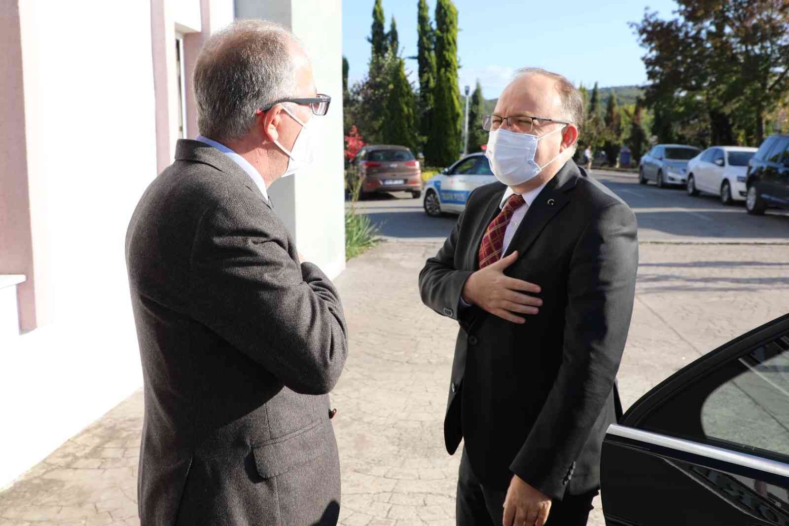 Zonguldak Valisi Tutulmaz, Rektör Uzun’u ziyaret etti #bartin
