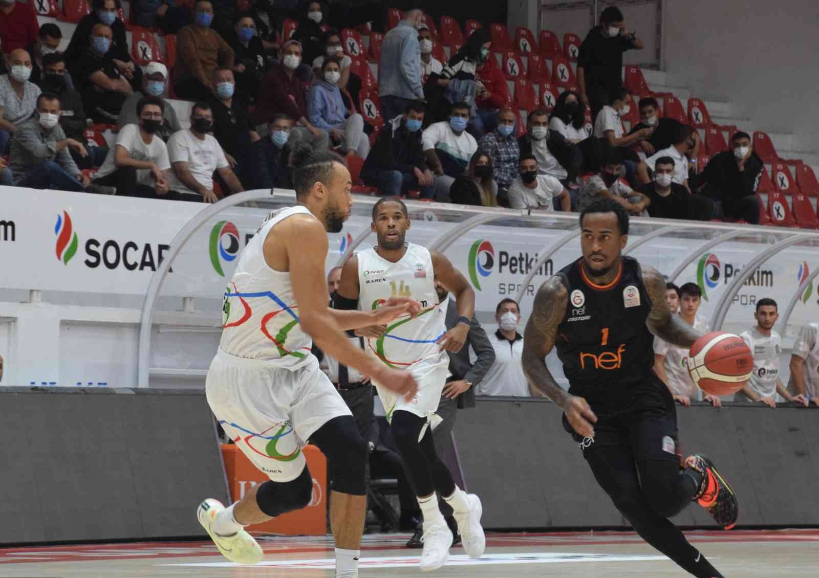 ING Basketbol Süper Ligi: Aliağa Petkim Spor: 81 - Galatasaray: 95 #izmir
