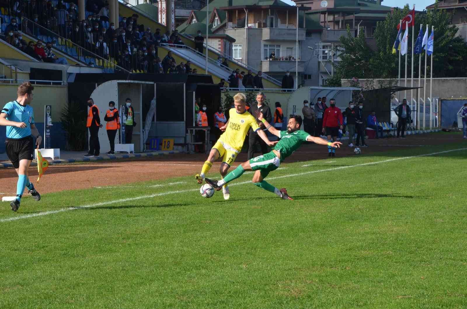 TFF 3. Lig: Fatsa Belediyespor: 0 - Erbaaspor: 0 #ordu