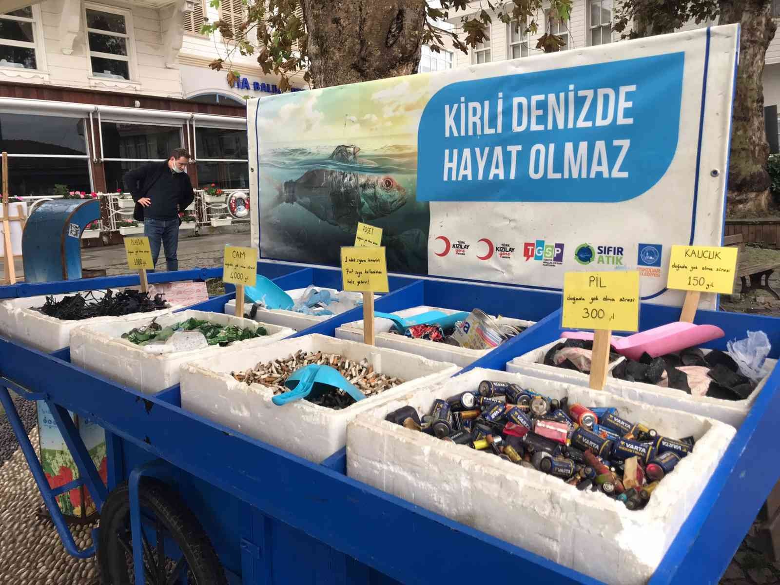 Üsküdar’da dalgıçlar tarafından su altı temizliği yapıldı #istanbul