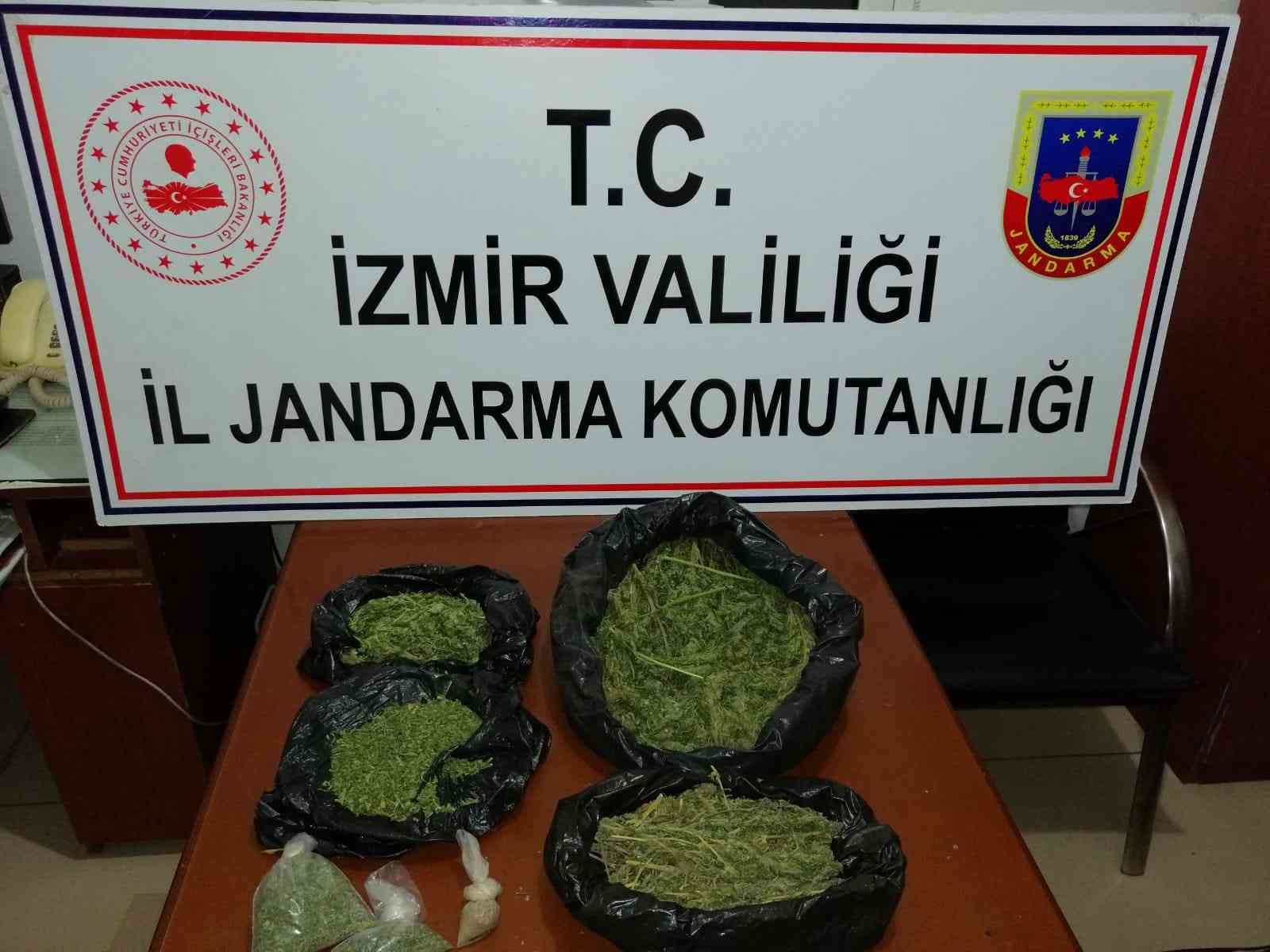 İzmir’de jandarmadan 6 ilçede uyuşturucu operasyonu #izmir