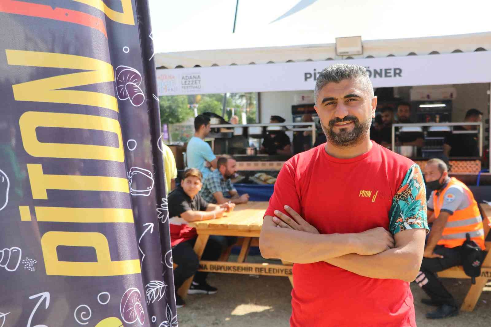 Piton Döner Adana Lezzet Festivali’ne damga vurdu