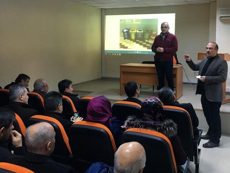 Erzincan’da ‘Sıfır Atık Projesi’ kapsamında kurum personellerine eğitim verildi