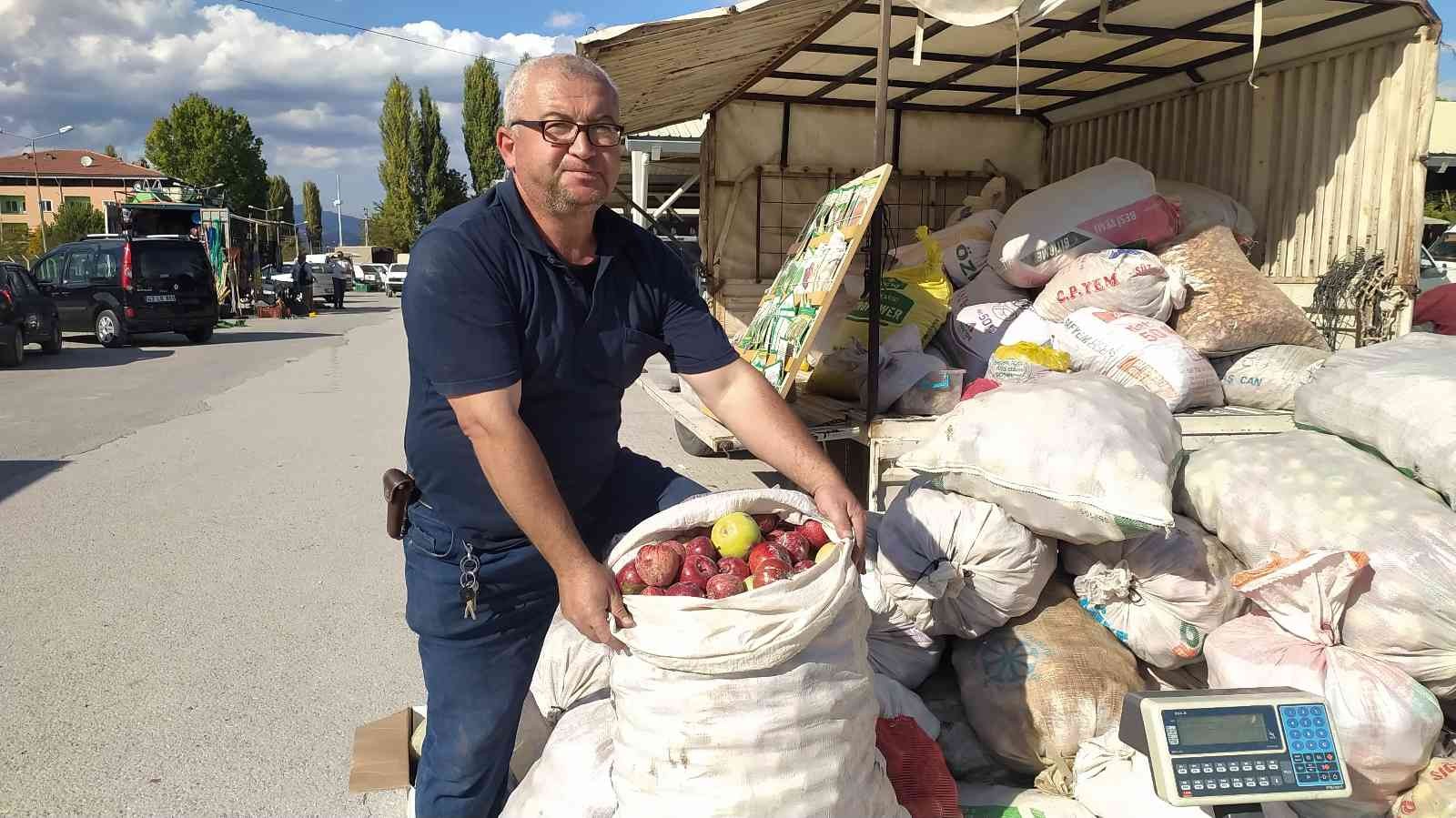 Hisarcık’ta döküntü elma alımları başladı #kutahya