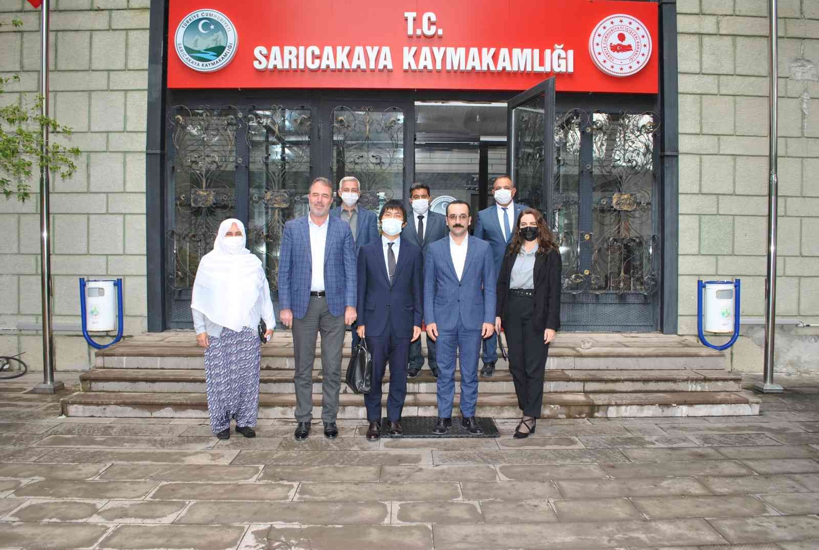 Japon diplomat Sarıcakaya’ya hayran kaldı