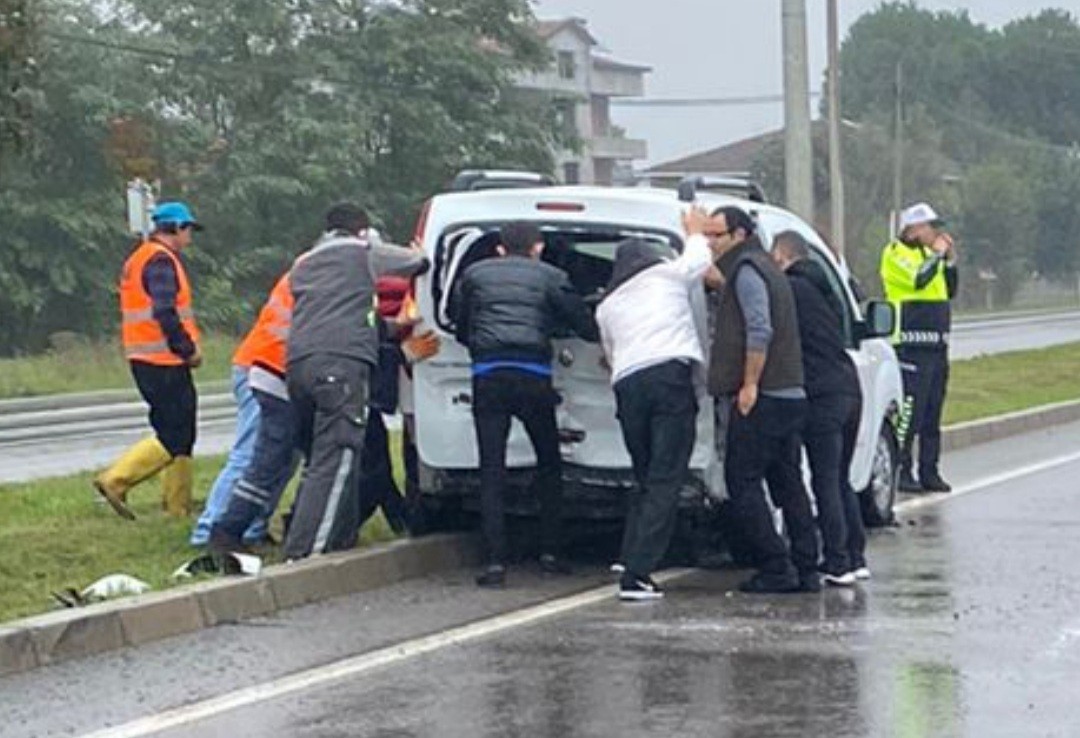 Samsun’da zincirleme trafik kazası: 2 yaralı #samsun
