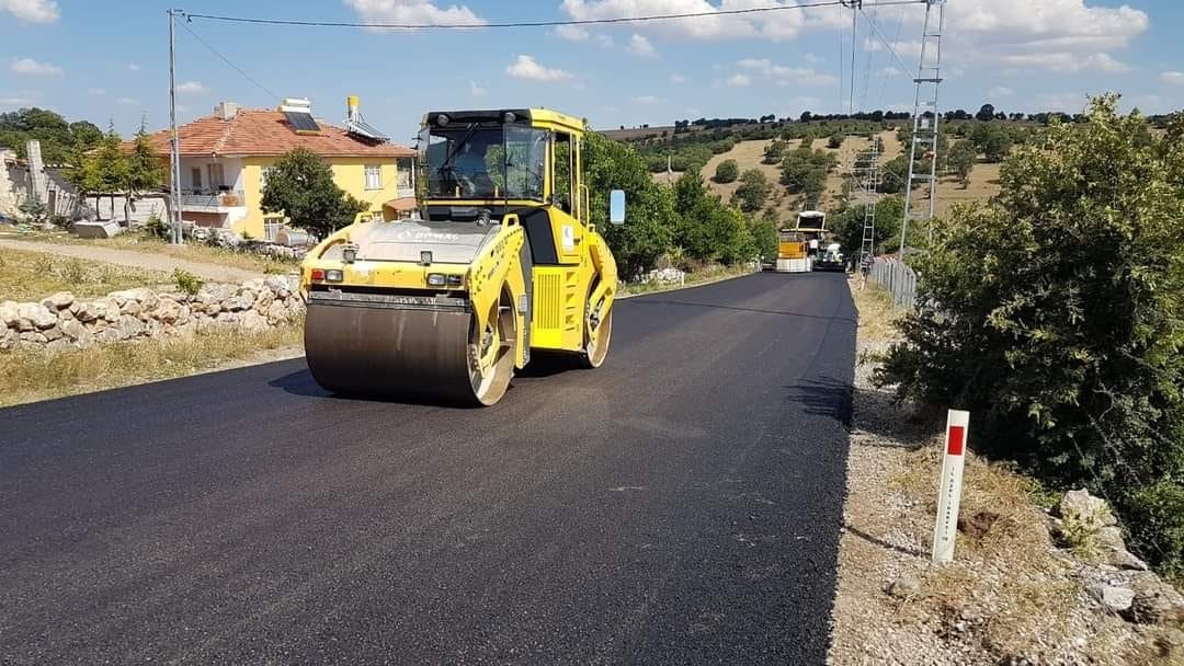 Yozgat’ta 32 kilometrelik köy yolu BSK asfalt ile kaplandı #yozgat