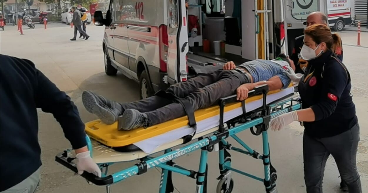 İnşaattan düşen işçi yaralandı #bursa
