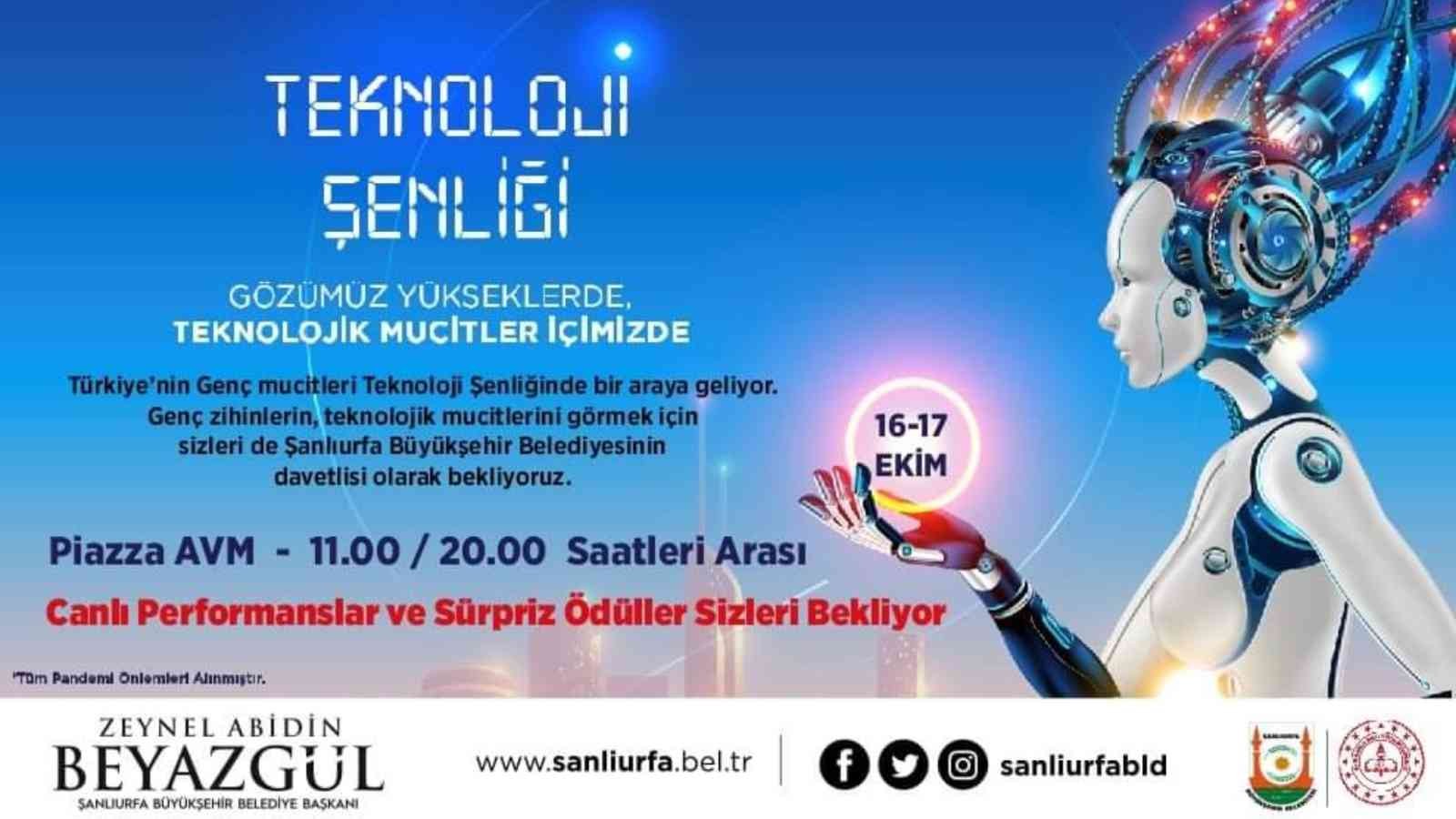 Şanlıurfa’da Teknoloji Şenliği düzenlenecek #sanliurfa