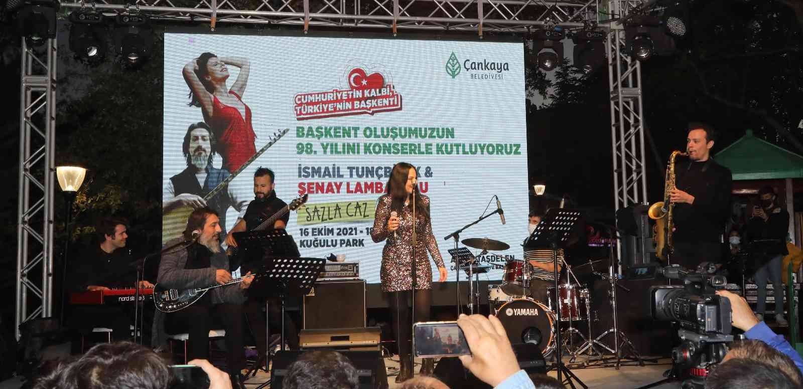 Ankara’nın başkent oluşunun 98’inci yılı kutlamalarında saz ile caz buluştu #ankara