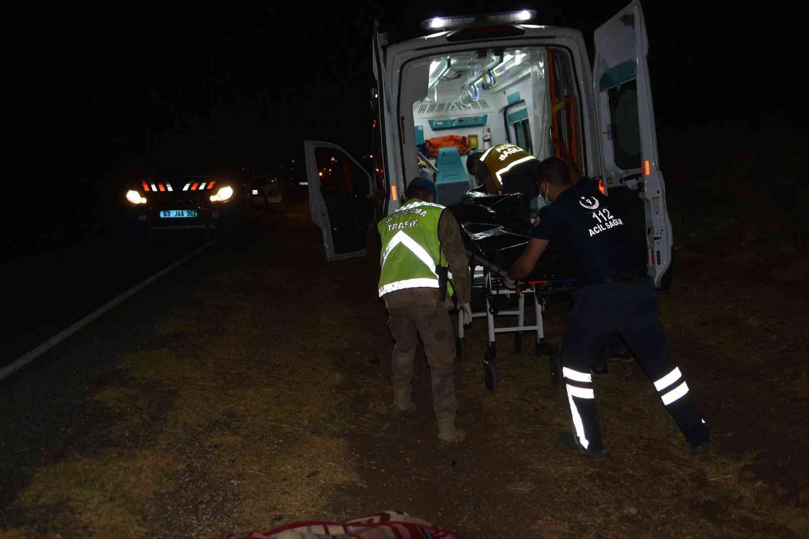 Şanlıurfa’da trafik kazası: 1 ölü, 1 yaralı #sanliurfa
