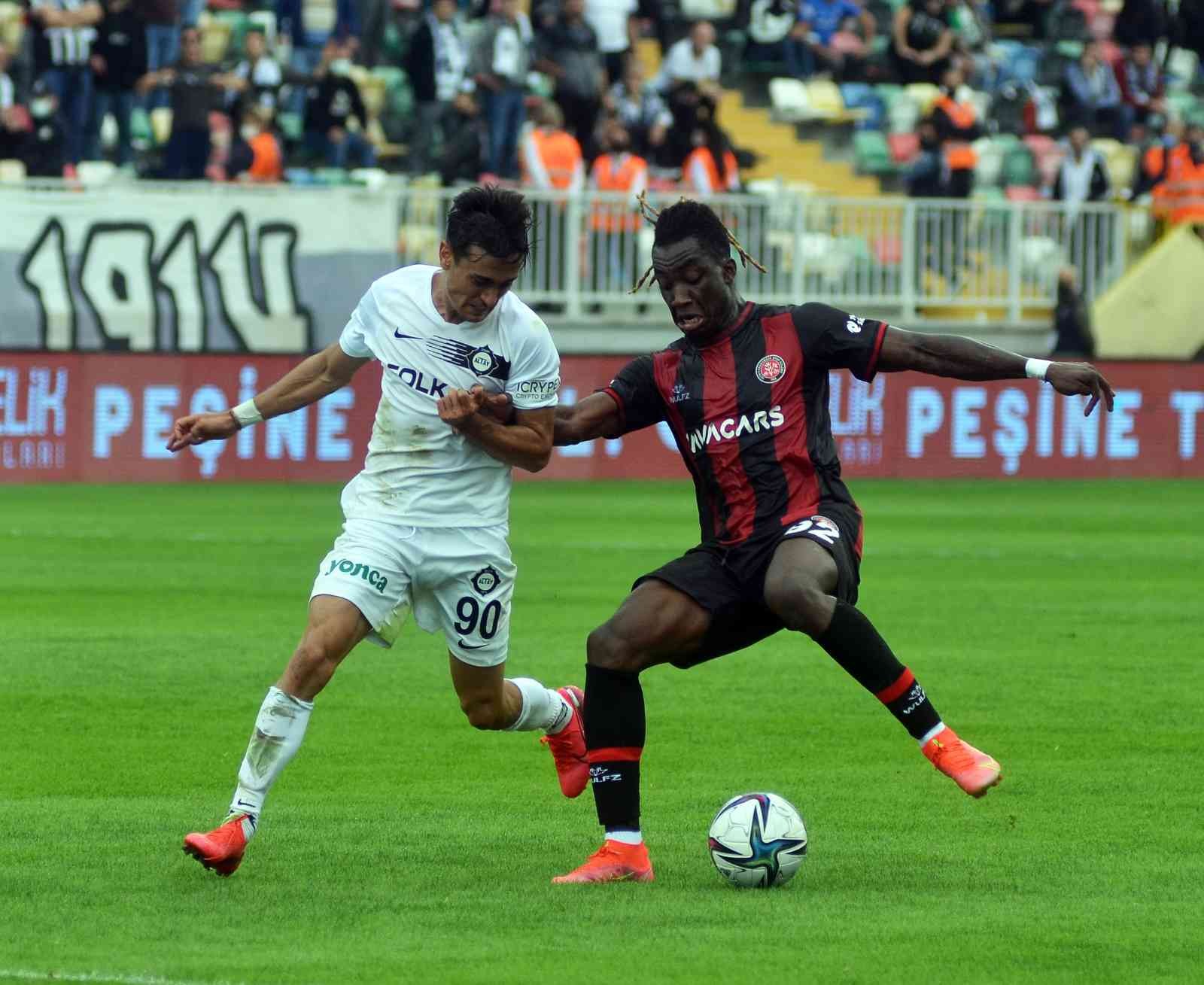 Süper Lig: Altay: 0 - Fatih Karagümrük: 1 (Maç sonucu) #izmir