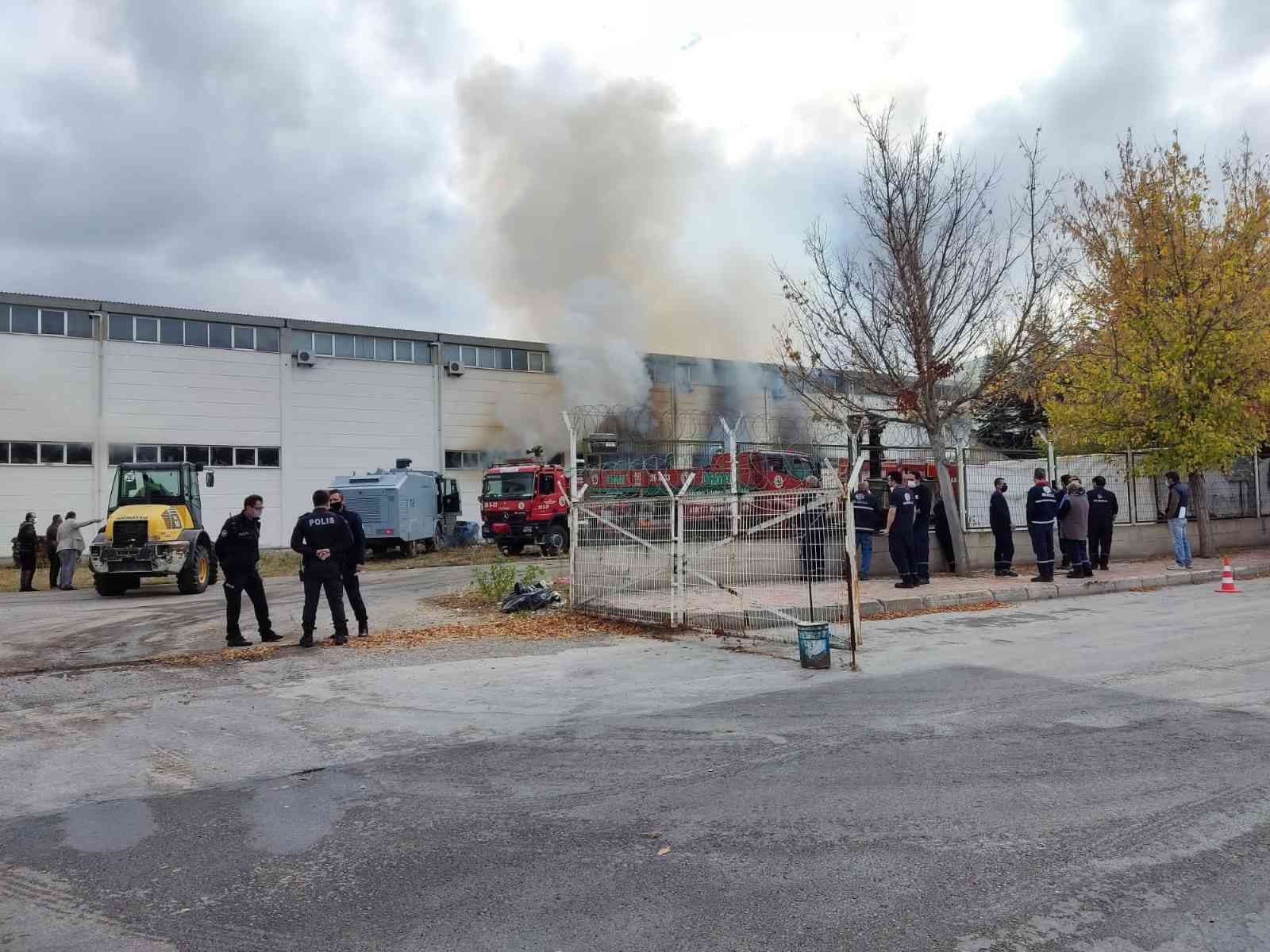 Eskişehir OSB’de fabrika yangını (1) #eskisehir