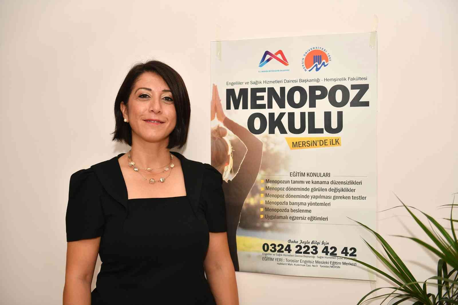 Prof. Dr. Yılmaz: “Menopoz bir hastalık değildir, normal bir süreçtir” #mersin