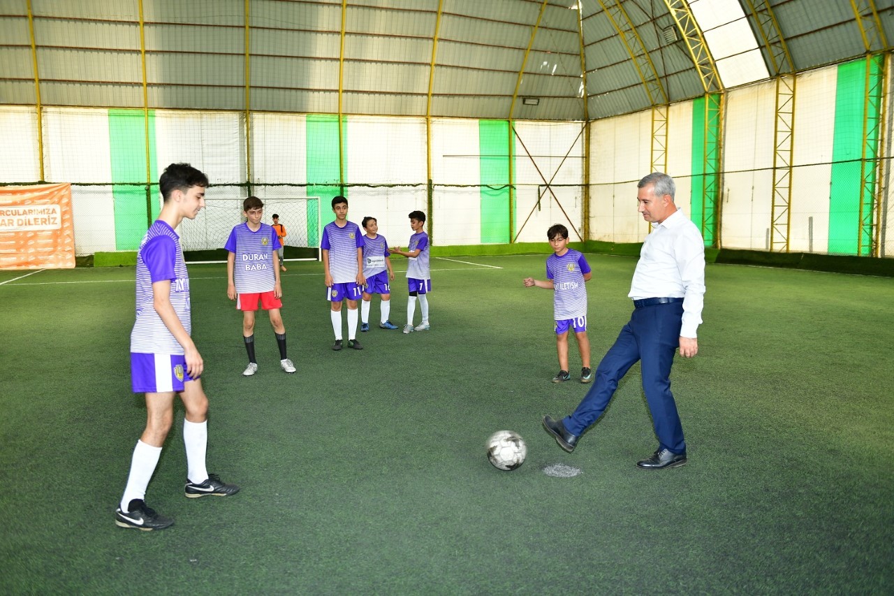 Futbol turnuvasının başlama vuruşunu Başkan Çınar yaptı #malatya