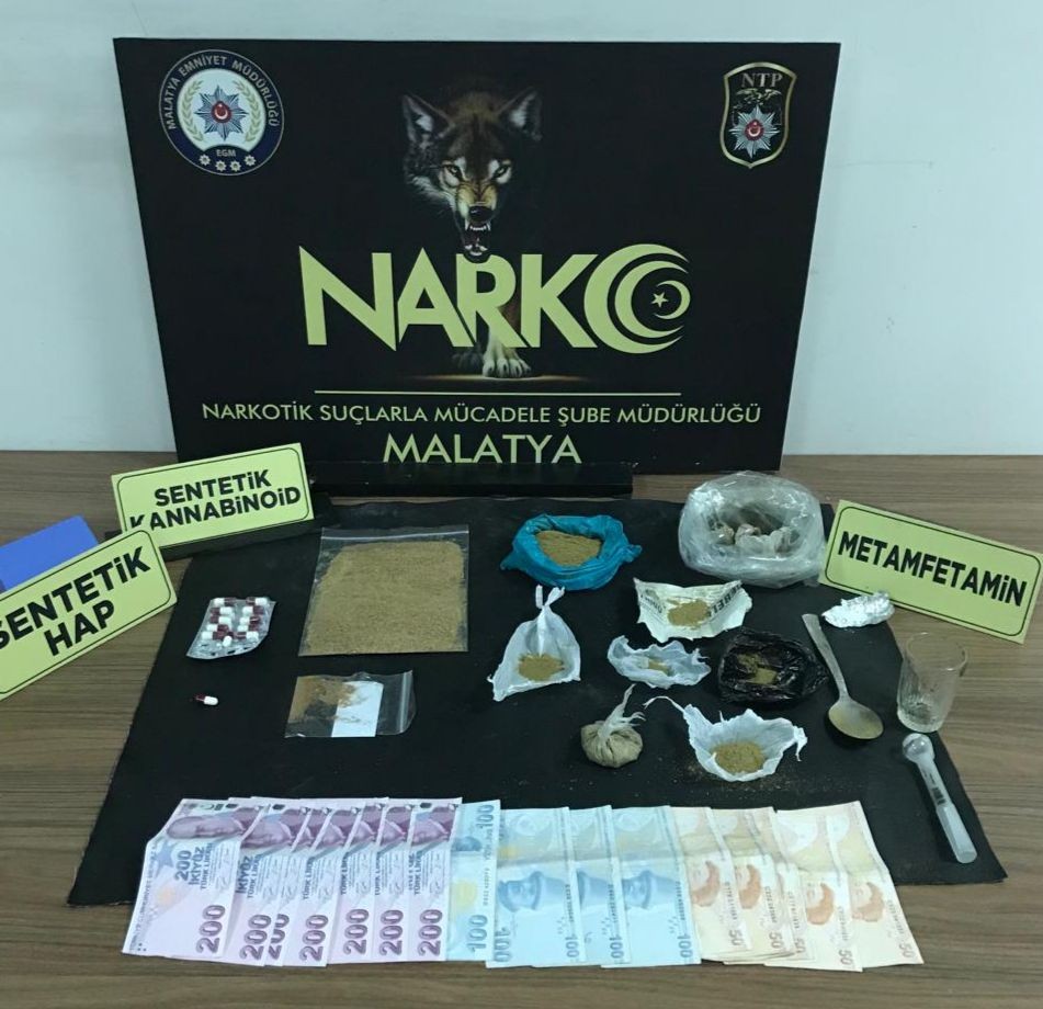 Uyuşturucu satıcılarına 4 ayrı operasyon: 3 tutuklama #malatya