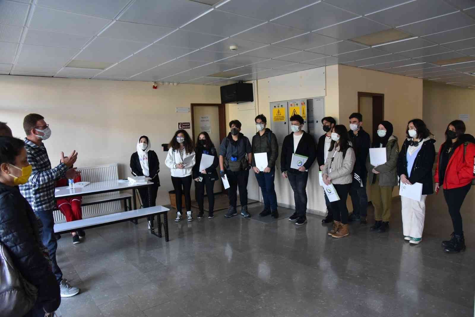 Lise öğrencileri Düzce Üniversitesini gezdi #duzce