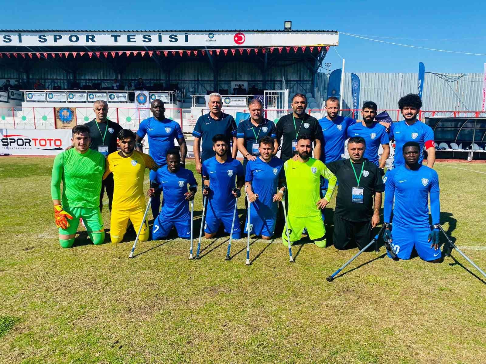Şahinbey Ampute Futbol Takımı kupaya yürüyor #gaziantep