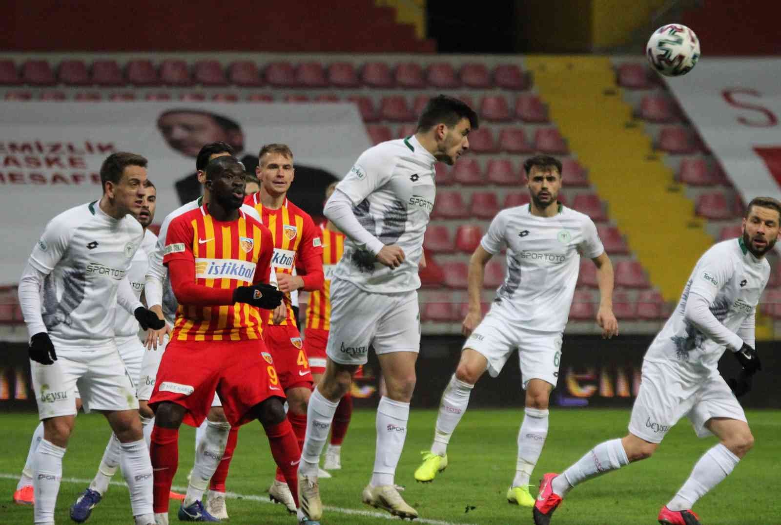 Konyaspor ile Kayserispor 29. randevuda #kayseri