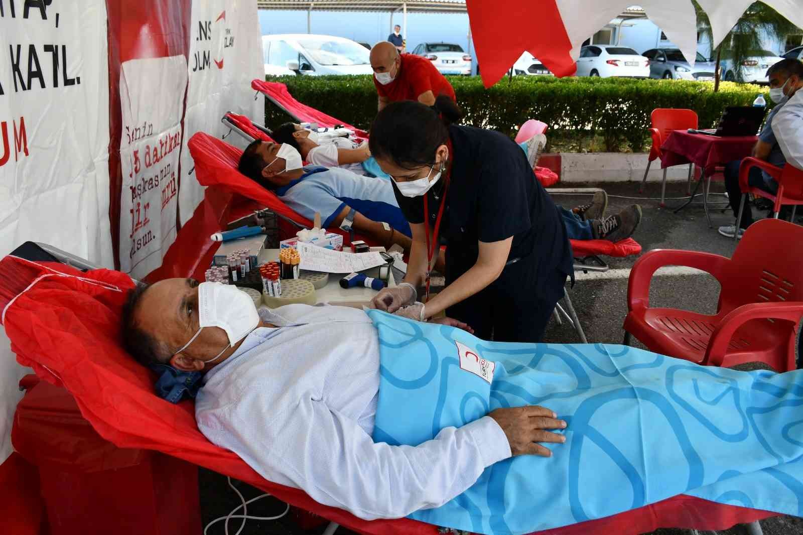 MESKİ personelinden kan bağışı desteği #mersin