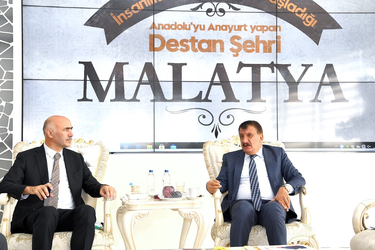 Başkan Gürkan, TİHEK 2. Başkanı Tiryaki’yi kabul etti #malatya