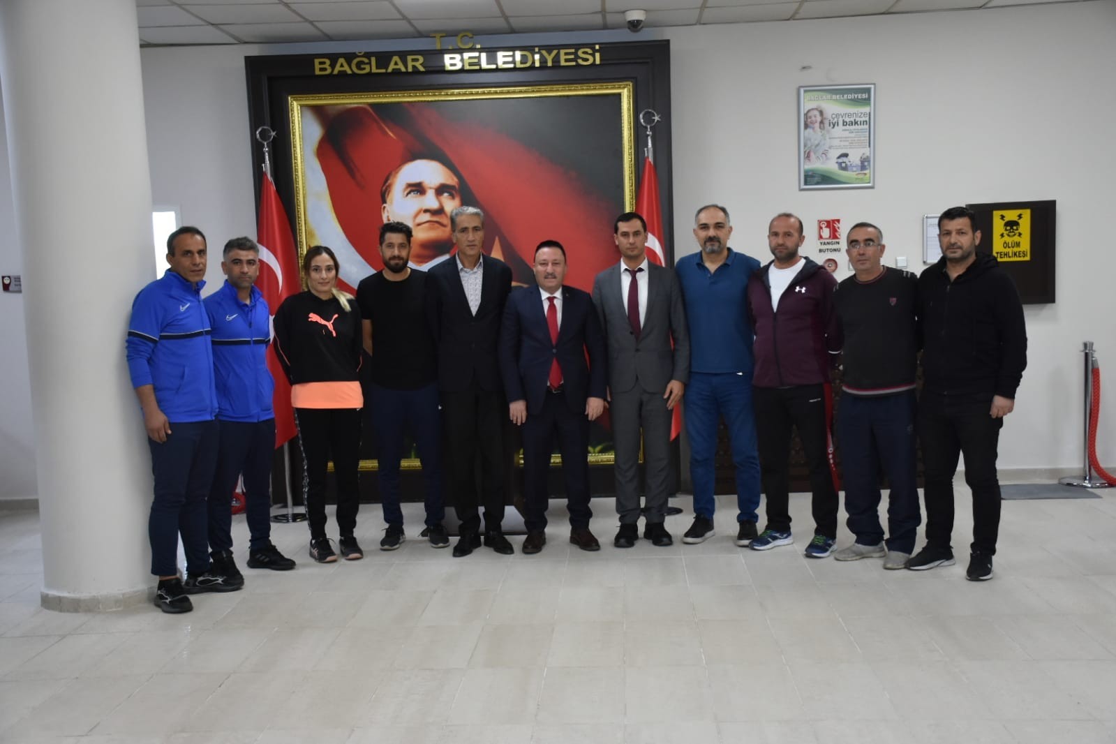Antrenörlerden sezon öncesinde Başkan Beyoğlu’na ziyaret #diyarbakir