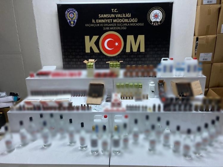 Samsun’da eş zamanlı kaçakçılık operasyonu