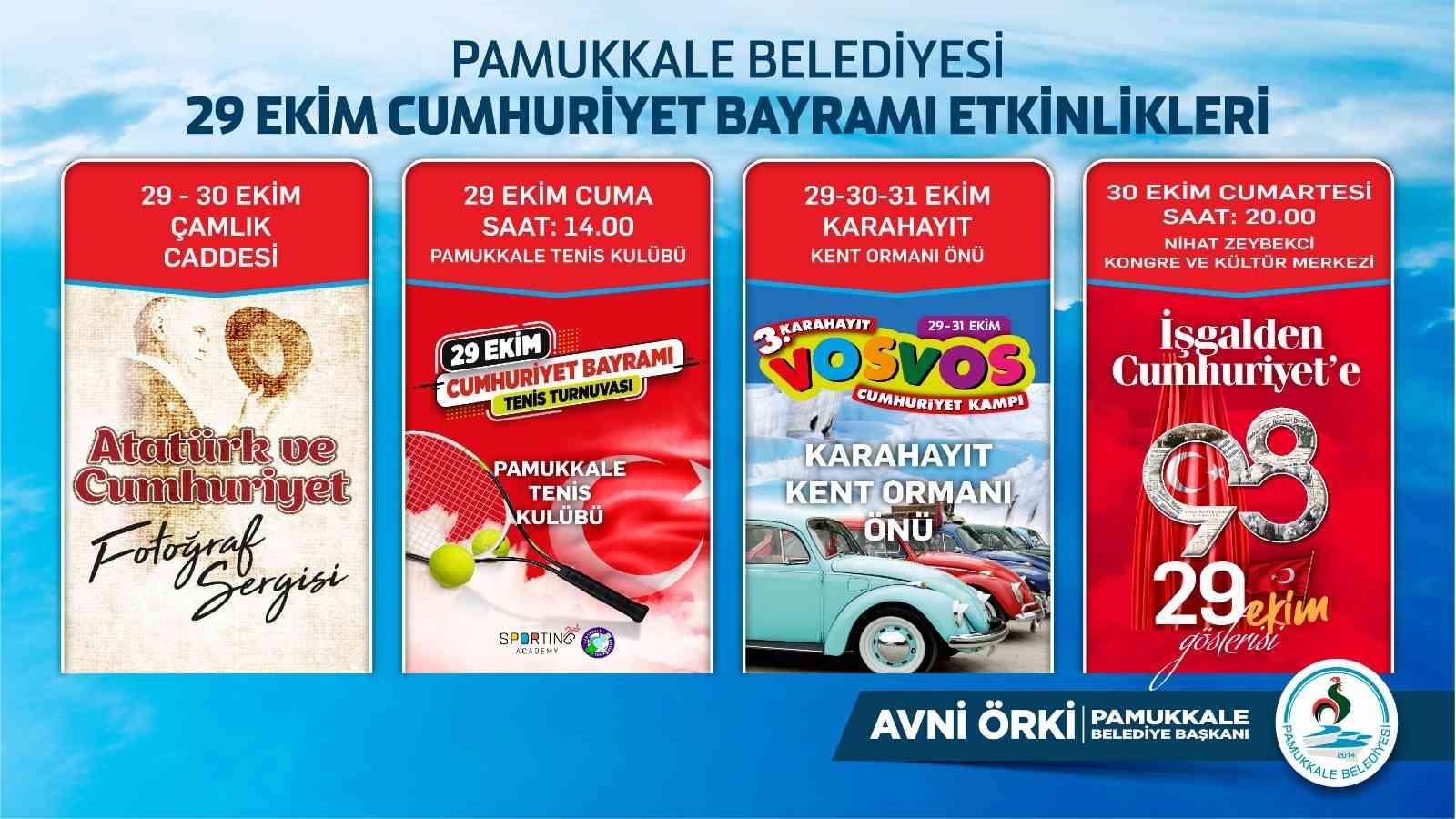Pamukkale’de 29 Ekim Cumhuriyet Bayramı farklı yaşanacak #denizli
