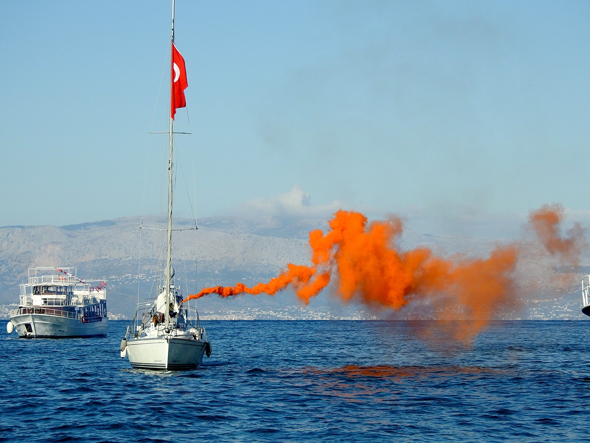 Çeşme’de denizde ve karada Cumhuriyet coşkusu #izmir