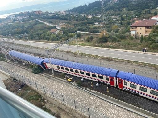 Kocaeli’de tren kazası #kocaeli