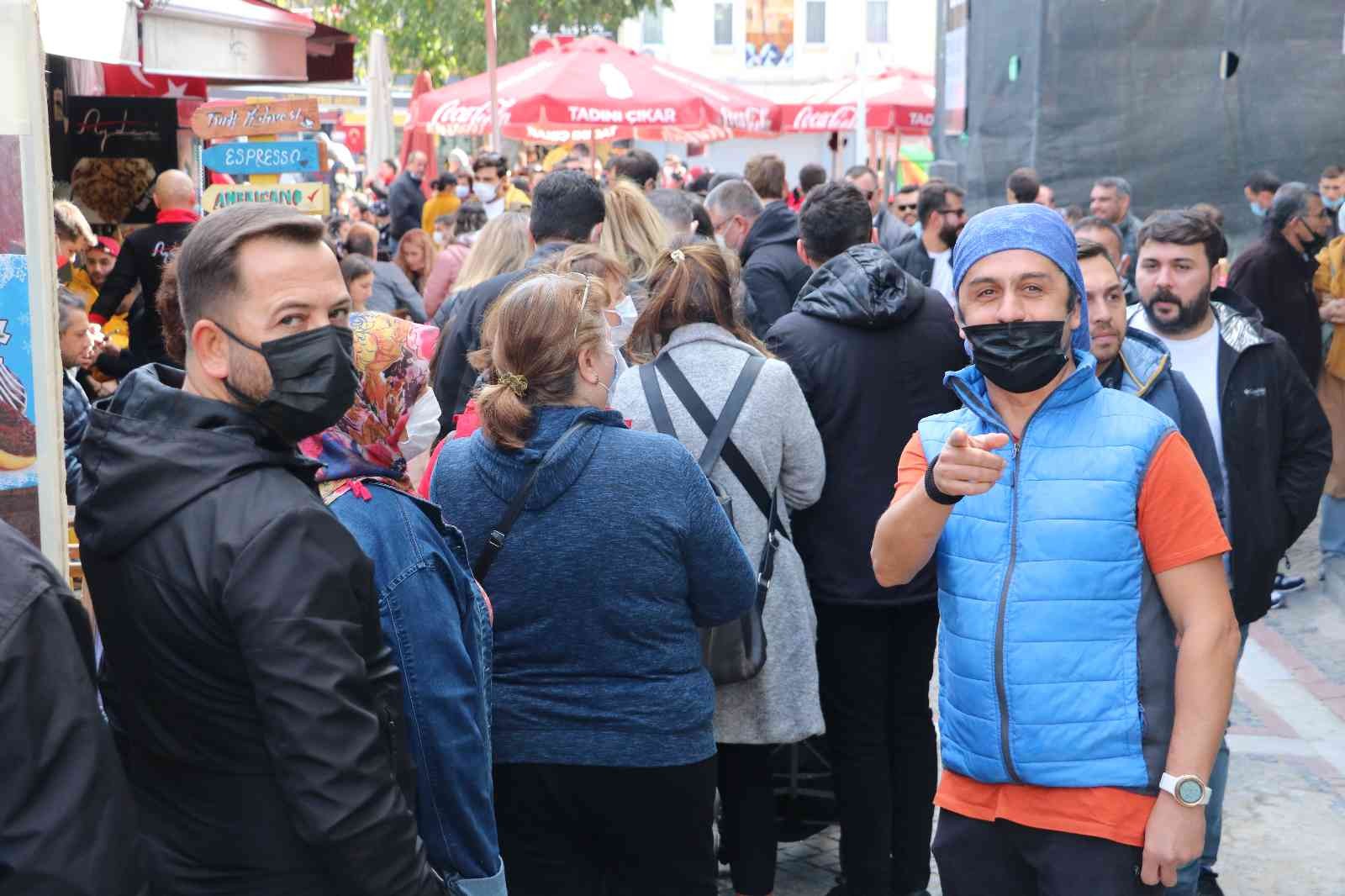 Şaşırtan görüntü, gören dönüp bir daha baktı #edirne