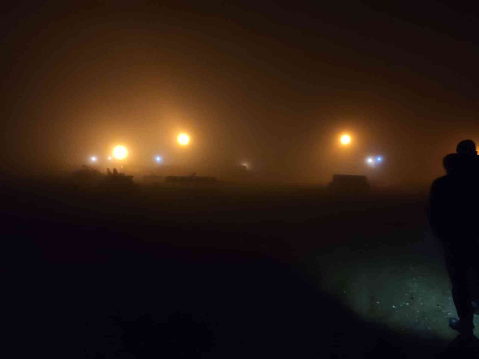 Mardin’de yoğun sis hayatı olumsuz etkiledi