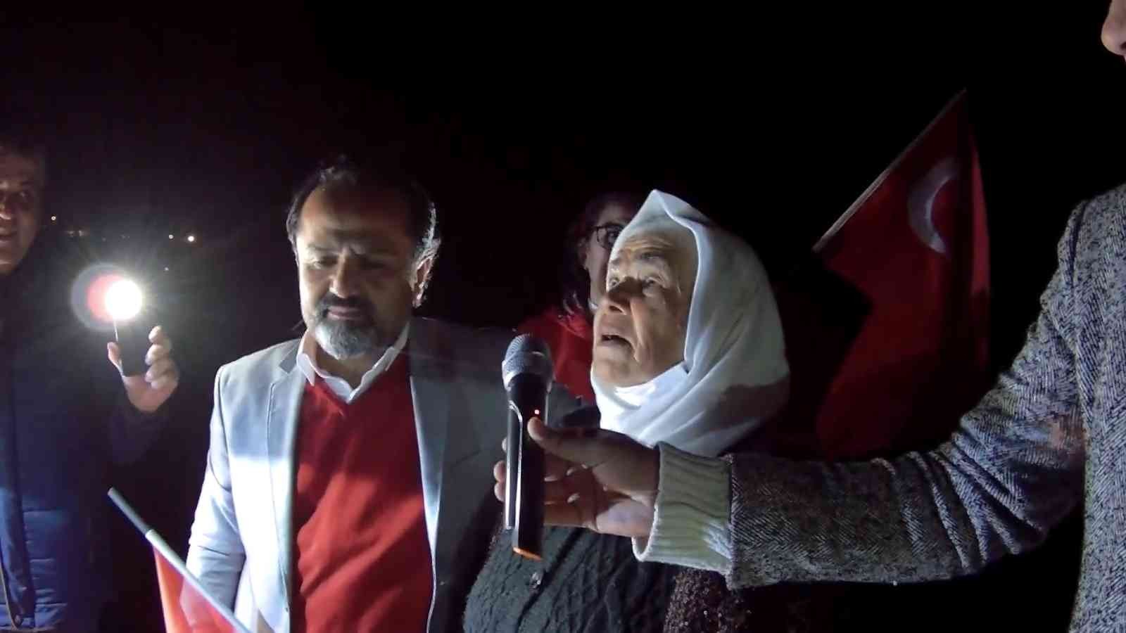 80 yaşındaki Kadriye Teyze Andımız’ı okudu #zonguldak