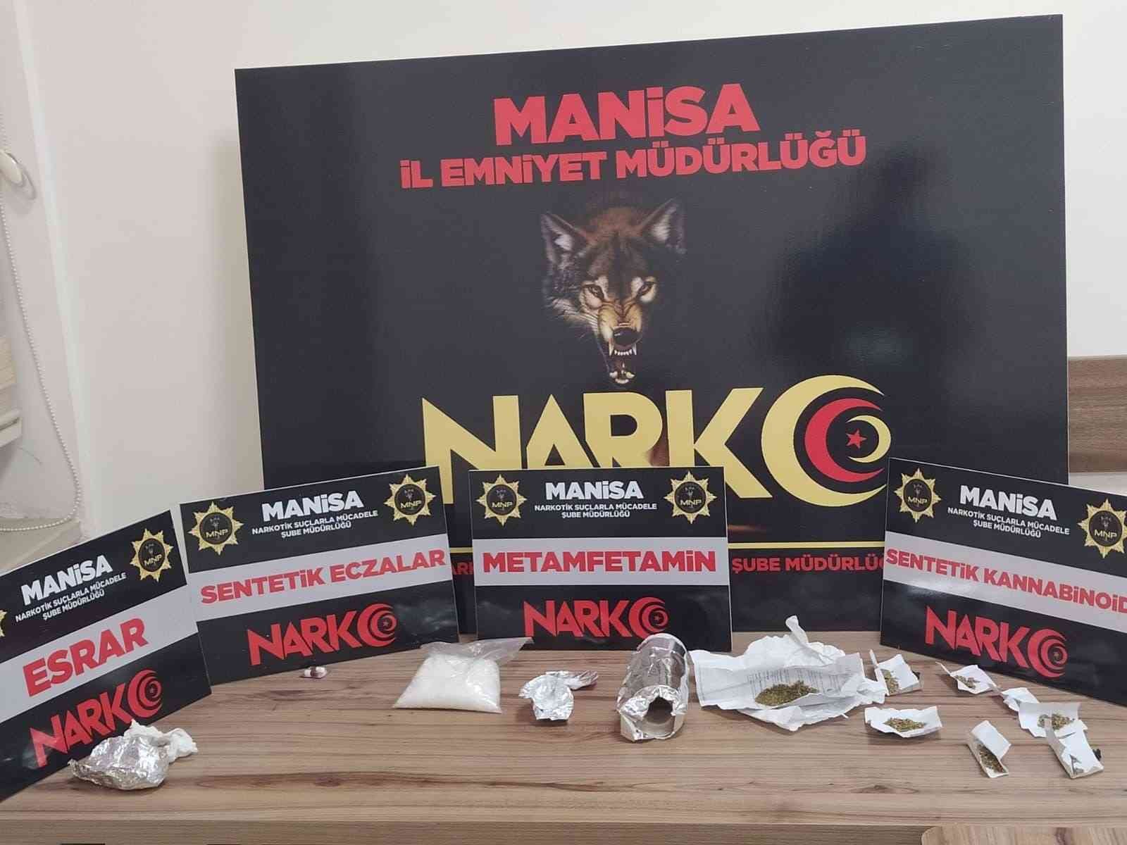 Manisa’da 4 uyuşturucu taciri tutuklandı #manisa