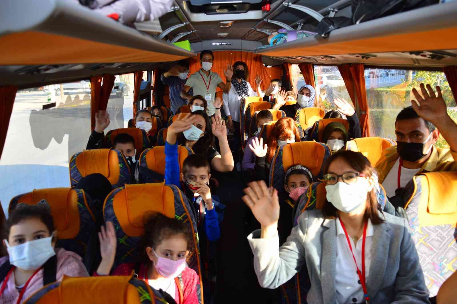 Yangınzede çocuklar, Antalya’yı gezdi #antalya