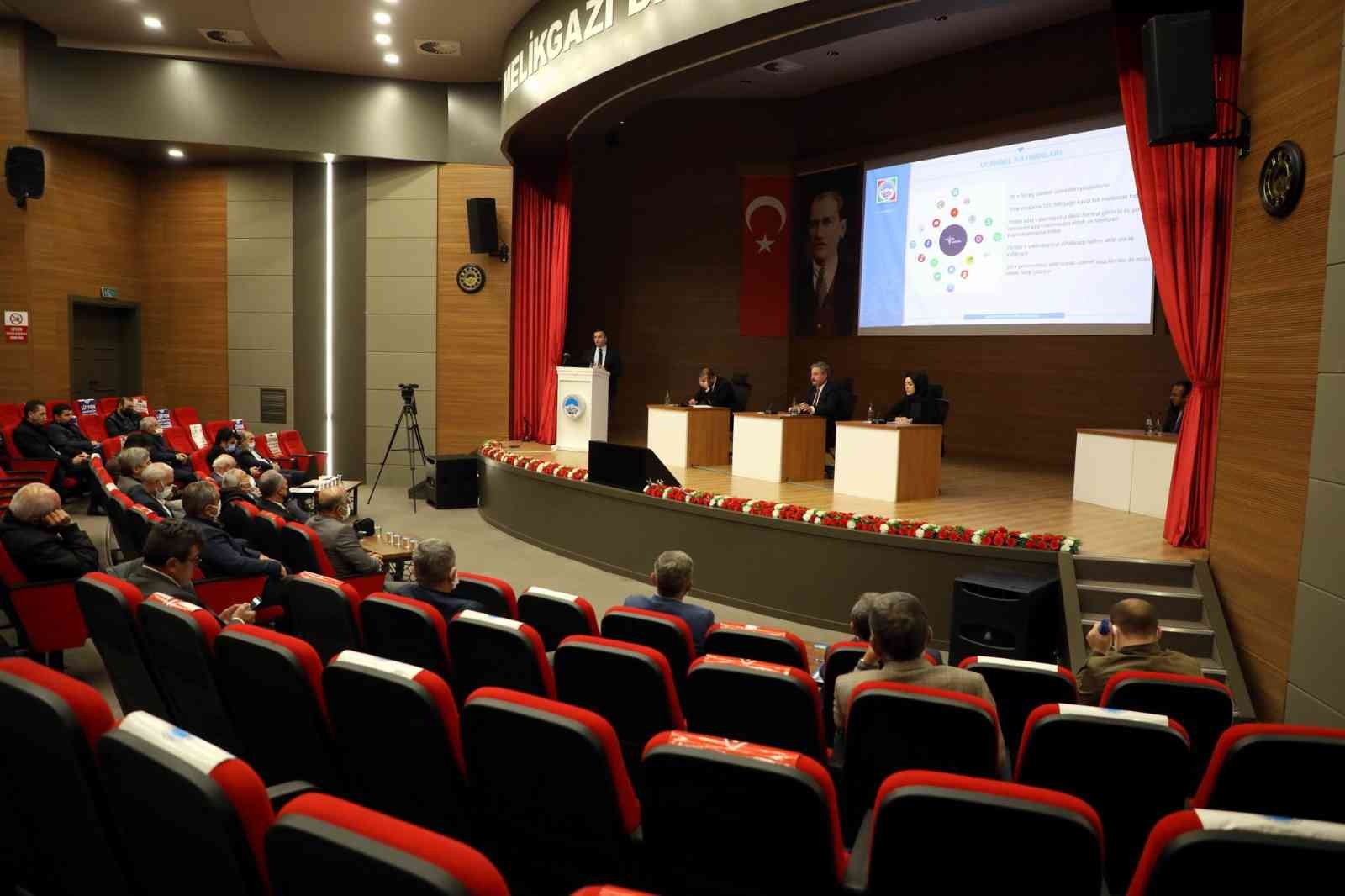 Melikgazi Belediyesi Kasım ayı meclis toplantısı yapıldı #kayseri