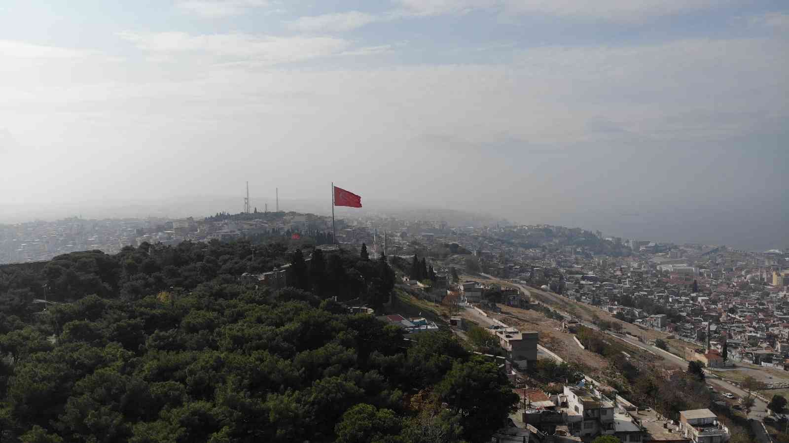 İzmir’de sis etkili oldu #izmir