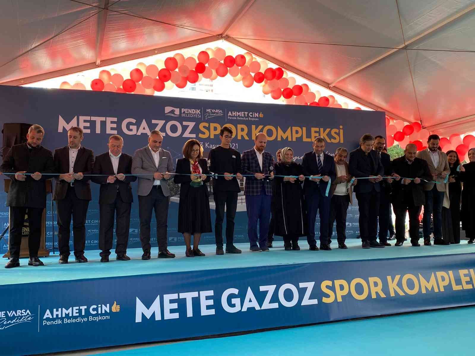 Pendik’te Mete Gazoz Spor Kompleksi açıldı #istanbul