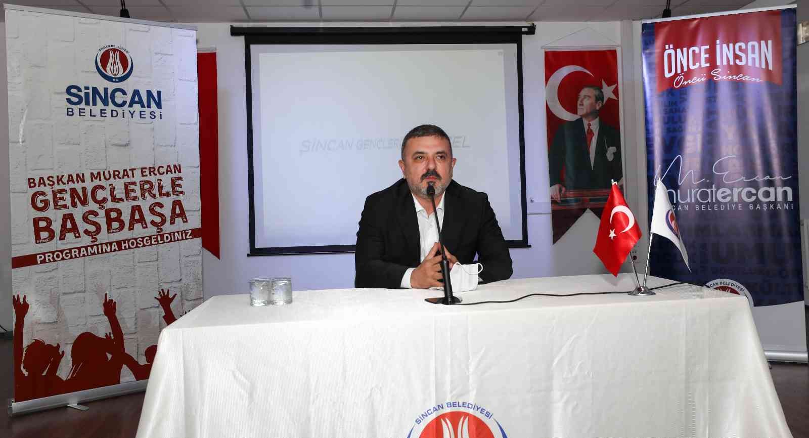 Sincan Belediye Başkanı Ercan “Gençlerle Baş Başa” programına devam ediyor #ankara